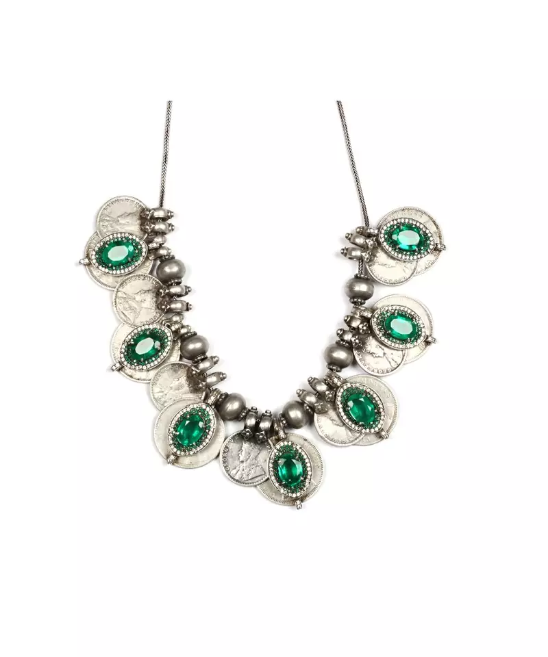 Sangeeta Boochra Silver Necklace