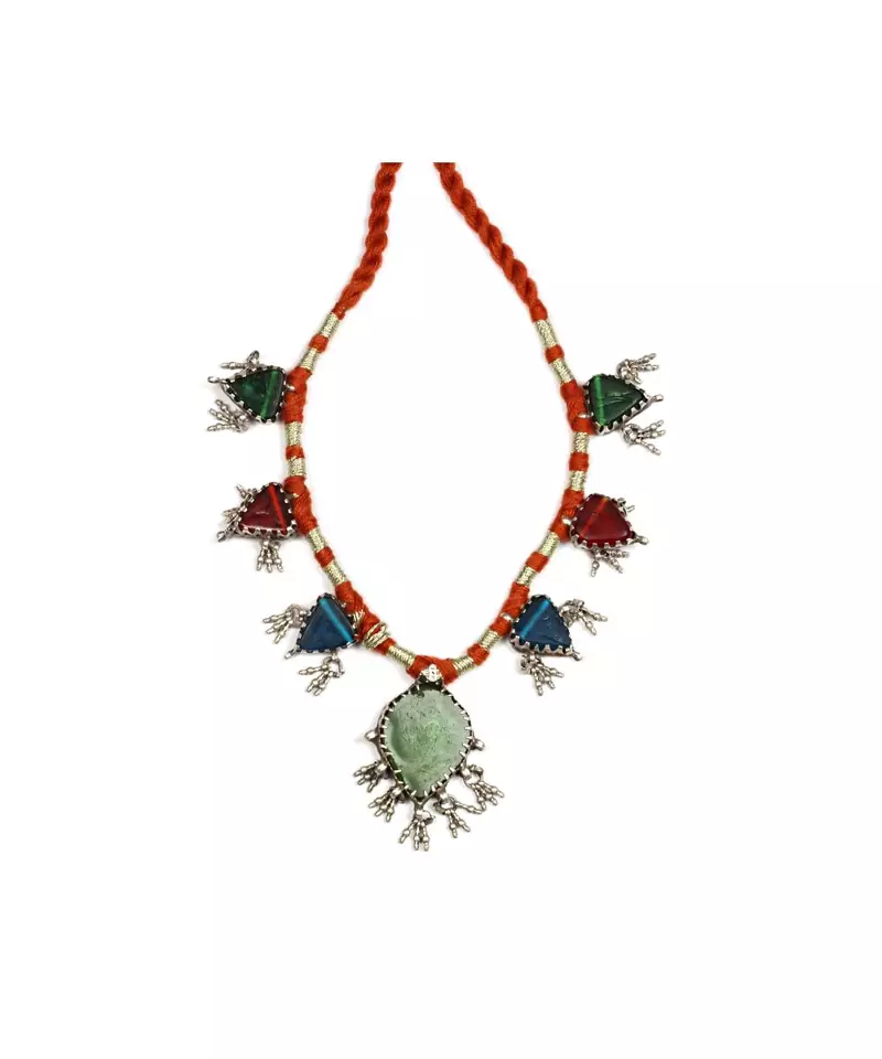 Sangeeta Boochra Silver Necklace