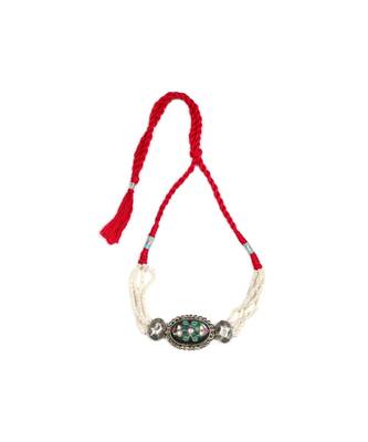 Sangeeta Boochra Silver Choker 3
