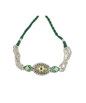 Sangeeta Boochra Silver Choker 2