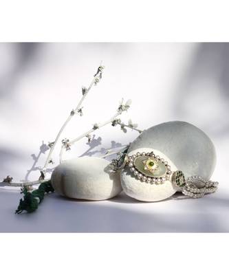 Sangeeta Boochra Silver Choker 1
