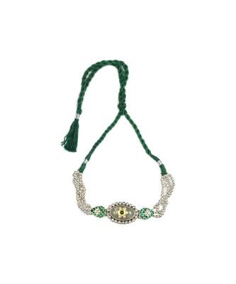 Sangeeta Boochra Silver Choker 3