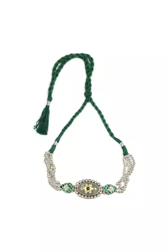 Sangeeta Boochra Silver Choker