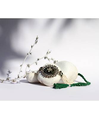 Sangeeta Boochra Silver Choker 2