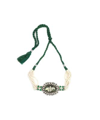 Sangeeta Boochra Silver Choker 3