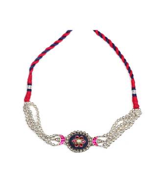 Sangeeta Boochra Silver Choker 1