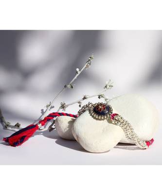 Sangeeta Boochra Silver Choker 2