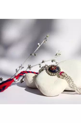 Sangeeta Boochra Silver Choker