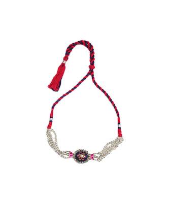 Sangeeta Boochra Silver Choker 3