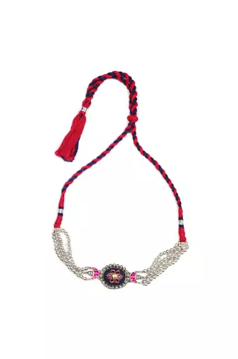 Sangeeta Boochra Silver Choker
