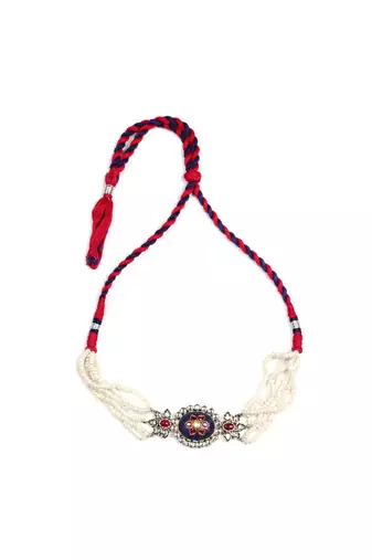 Sangeeta Boochra Silver Choker