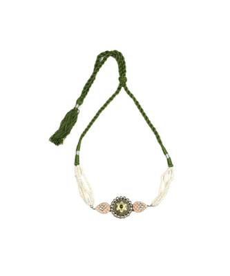 Sangeeta Boochra Silver Choker 3