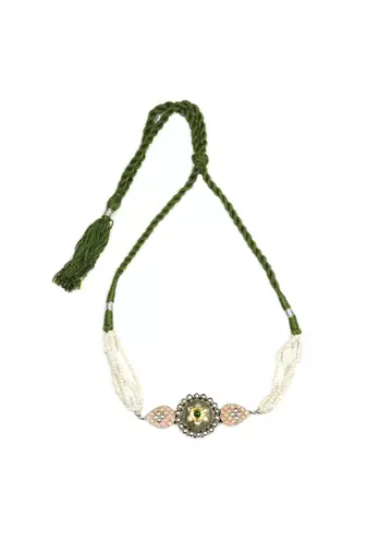 Sangeeta Boochra Silver Choker