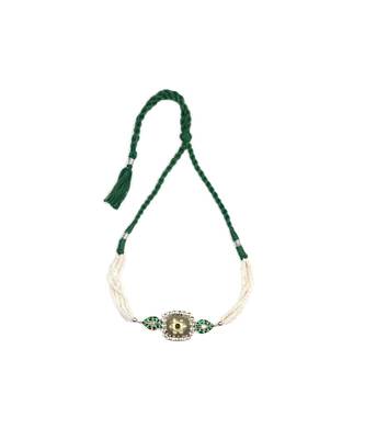 Sangeeta Boochra Silver Choker 4