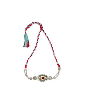 Sangeeta Boochra Silver Choker 3