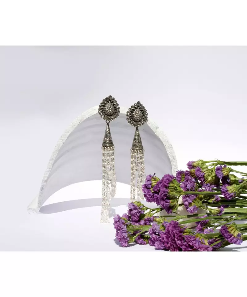 Sangeeta Boochra Silver Earrings