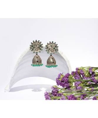 Sangeeta Boochra Silver Earrings 1