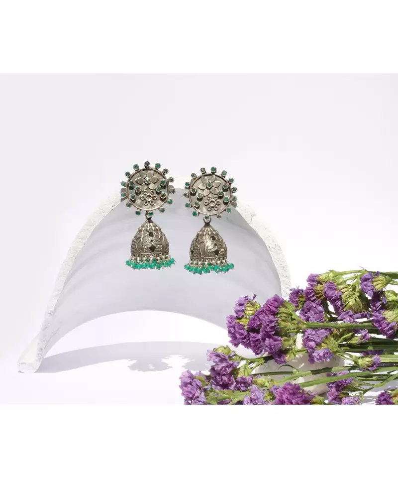 Sangeeta Boochra Silver Earrings