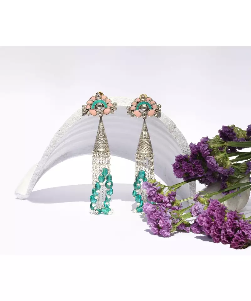 Sangeeta Boochra Silver Earrings