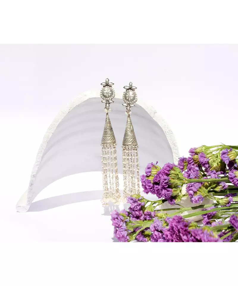 Sangeeta Boochra Silver Earrings