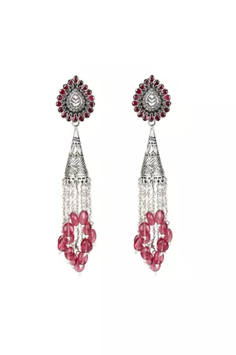 Sangeeta Boochra Silver Earrings