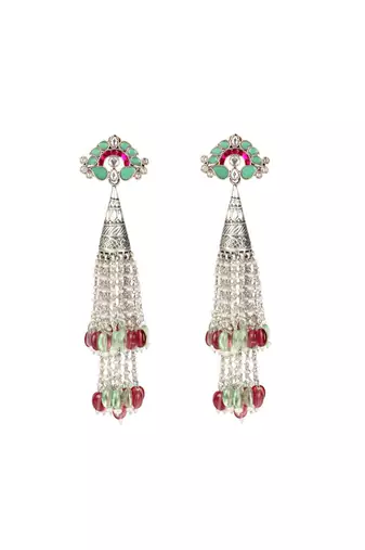 Sangeeta Boochra Silver Earrings