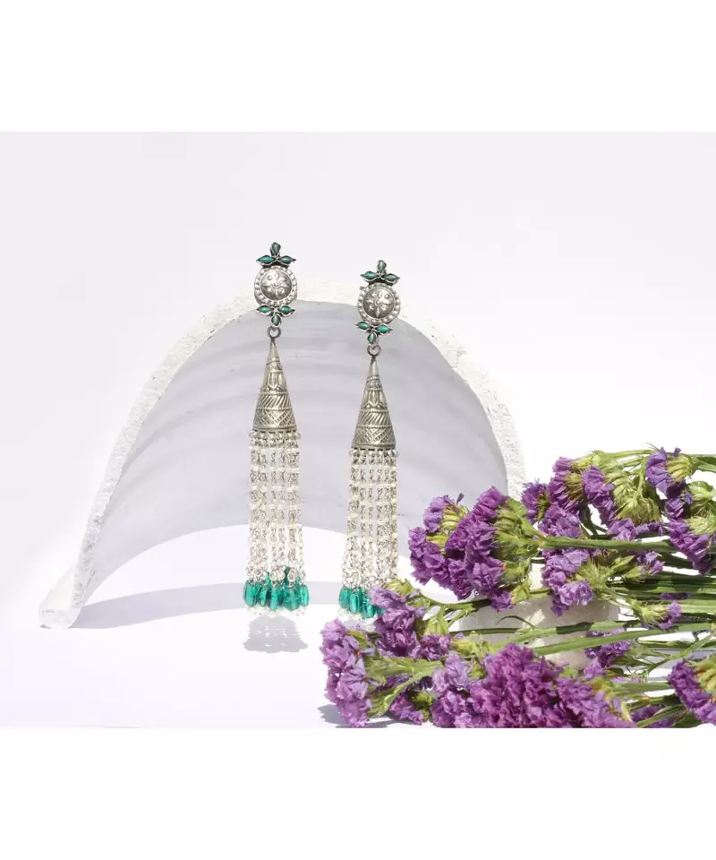 Sangeeta Boochra Silver Earrings
