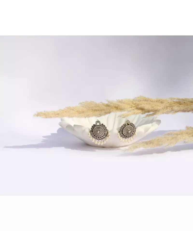 Sangeeta Boochra Silver Earrings