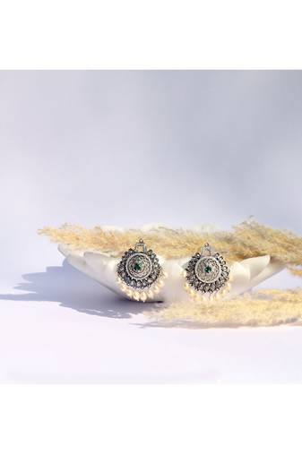 Sangeeta Boochra Silver Earrings