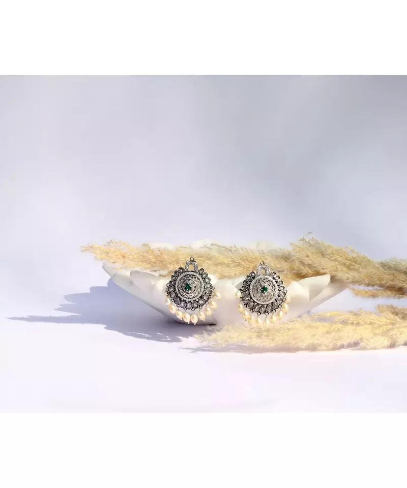 Sangeeta Boochra Silver Earrings