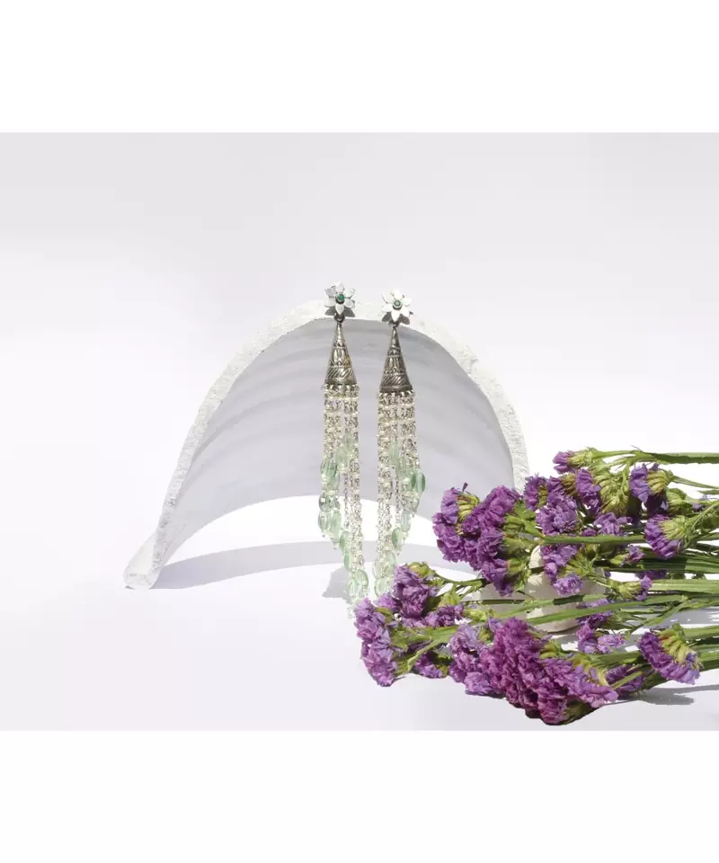 Sangeeta Boochra Silver Earrings
