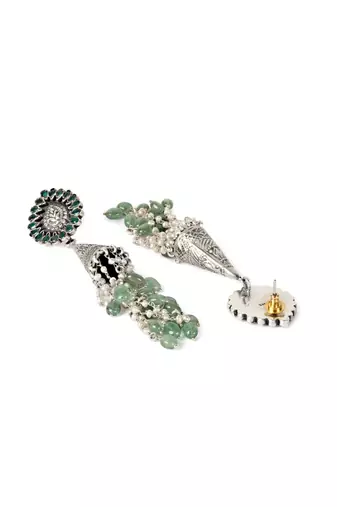 Sangeeta Boochra Silver Earrings