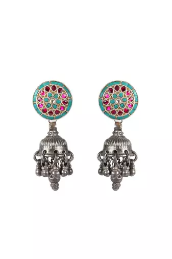 Sangeeta Boochra Silver Earrings