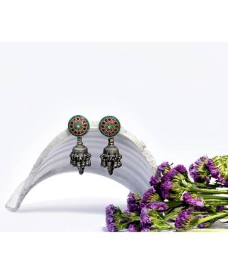 Sangeeta Boochra Silver Earrings 1