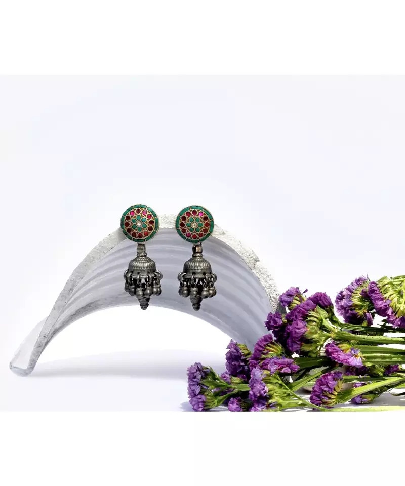 Sangeeta Boochra Silver Earrings