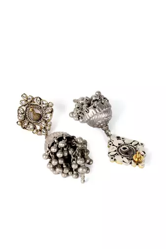 Sangeeta Boochra Silver Earrings
