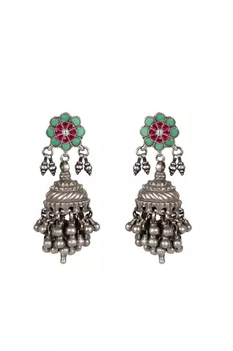 Sangeeta Boochra Silver Earrings