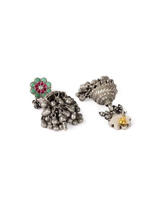 Sangeeta Boochra Silver Earrings 3