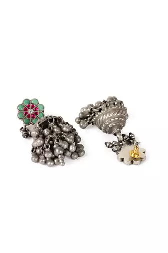 Sangeeta Boochra Silver Earrings