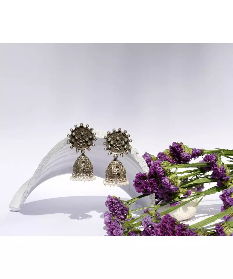 Sangeeta Boochra Silver Earrings