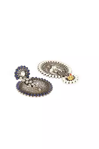 Sangeeta Boochra Silver Earrings