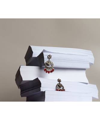 Sangeeta Boochra Silver Earrings 1