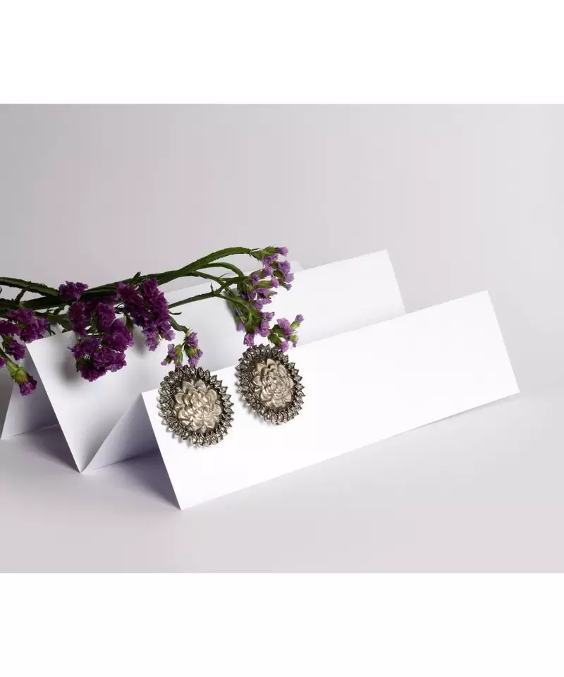 Sangeeta Boochra Silver Earrings