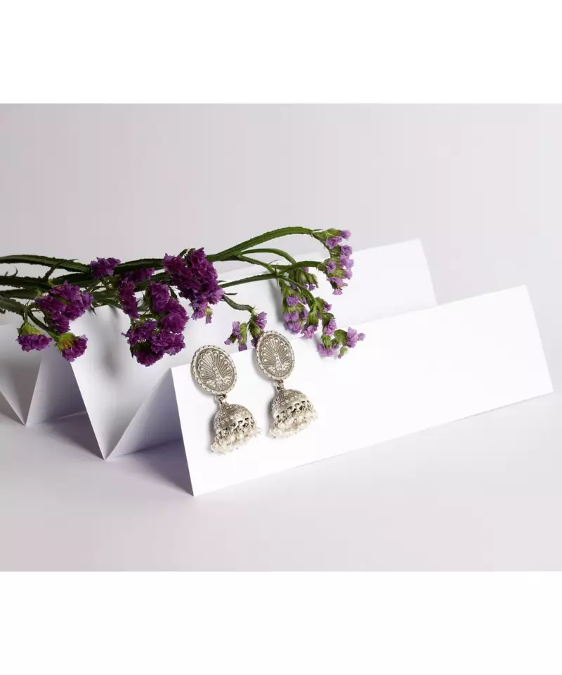 Sangeeta Boochra Silver Earrings