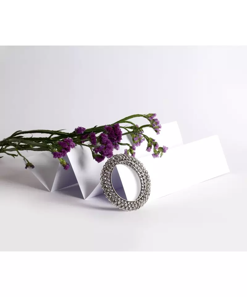 Sangeeta Boochra Silver Bangle