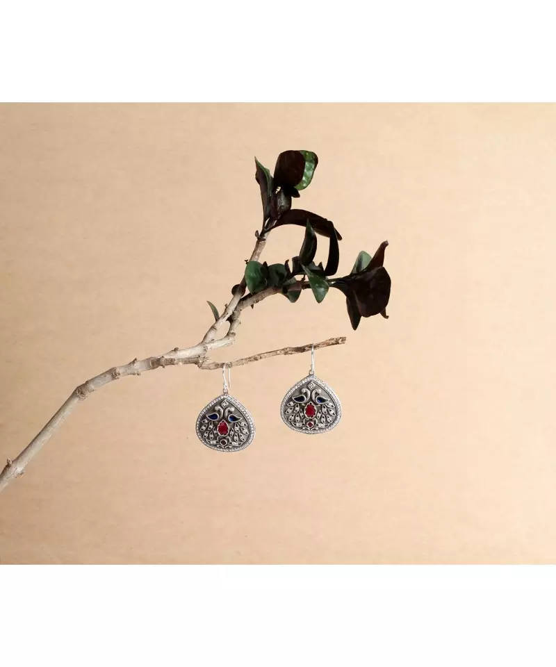 Sangeeta Boochra Silver Earrings