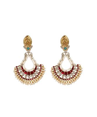 Sangeeta Boochra Silver Earrings 1