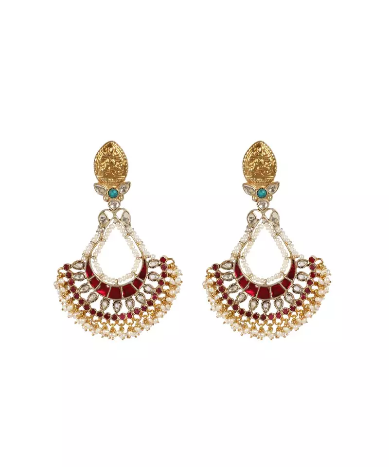 Sangeeta Boochra Silver Earrings
