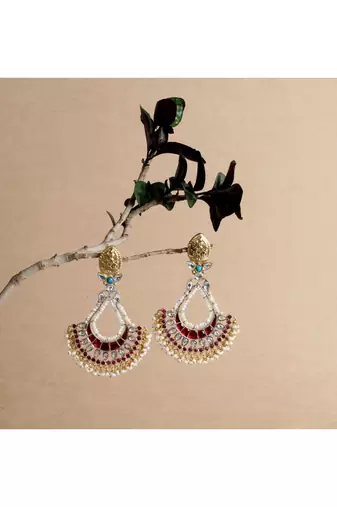 Sangeeta Boochra Silver Earrings