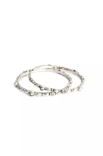 Sangeeta Boochra Silver Bangle